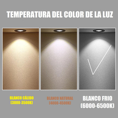 Pack X3 Focos Led Interior Embutido Foco Embutido Led 12w