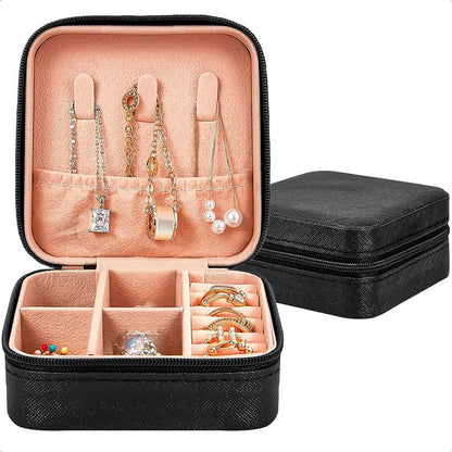 Joyero Portatil Organizador De Aros Exhibidores Joyas Anillo