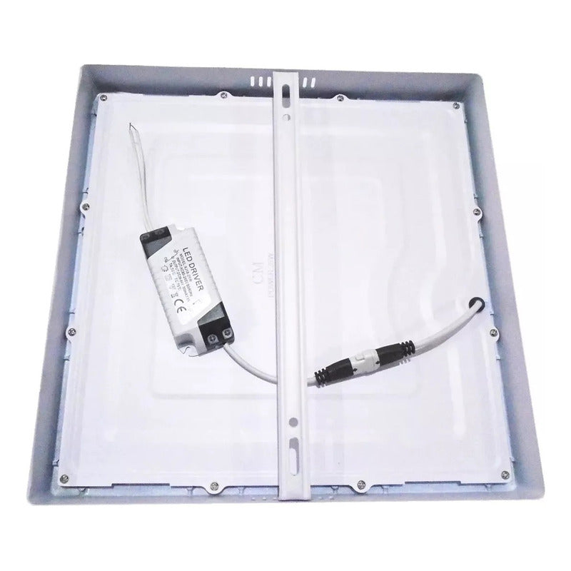 Foco Led Panel Plafon Sobrepuesto Cuadrado 18w Luz Fria