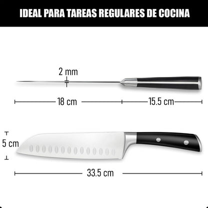 Cuchillo Chef Profesional Cuchillo Santoku Cuchillo Cocina Arcashopping Cuchillo De Cocina Cuchillo Cocina Cuchillos Chef Cuchillo Carnicero Profesional Santoku