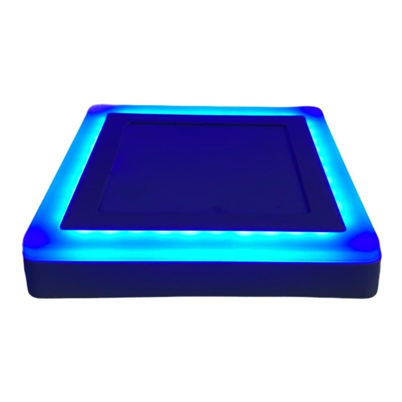 Pack X2 Foco Sobrepuesto Led 18w+6w Focos Led Plafon Panel