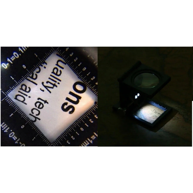 Lupa Cuenta Hilo Lupa Geologica Lampara Lupa Led Metalica