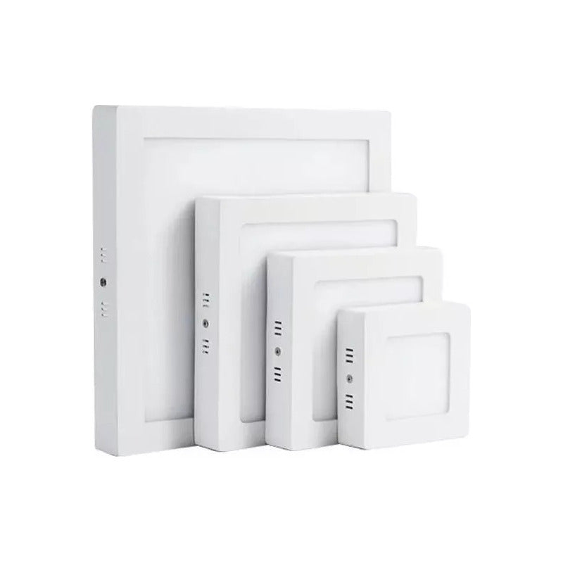 Foco Led Panel Plafon Sobrepuesto Cuadrado 18w Luz Fria