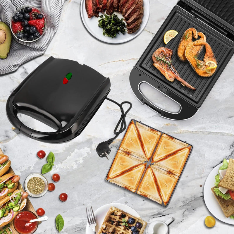 Sandwichera Eléctrica Tostadora Grill Sandwichera Parrilla
