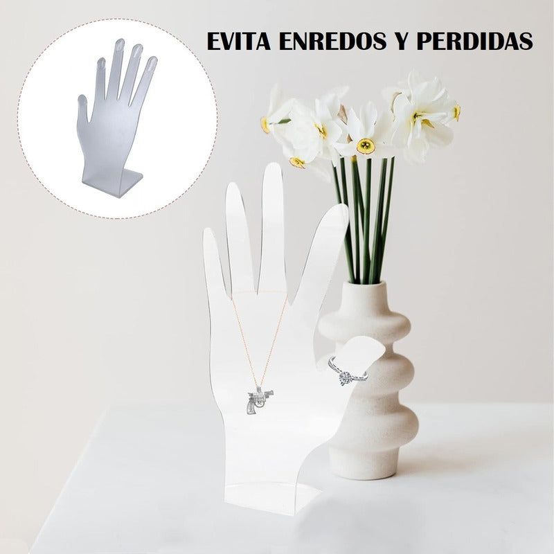 Mano Exhibidora Anillos Exhibidor Pulseras Organizador Joyas