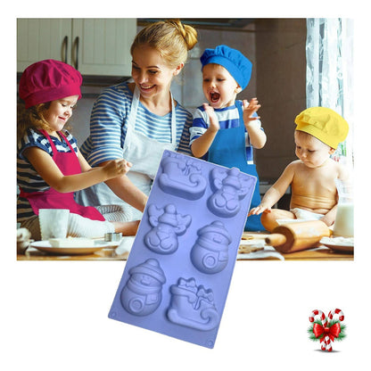 Moldes De Silicona Moldes De Pascua Molde Navidad Trineo Ren