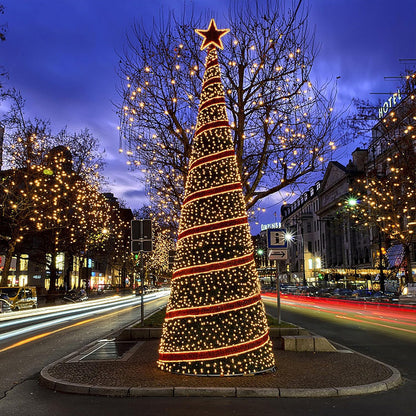 Luces Guirnalda Solar 200 Led Multicolor Luces Navidad 20m