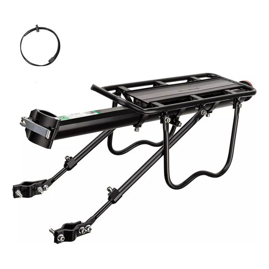 Parrilla Trasera Bicicleta Parrilla Bicicleta Aro 20-29 Parrillera De Bicicleta Ajustable Aluminio Arcashopping Porta Equipaje Bicicleta Trasero Parrillera Adaptable Con Reflector