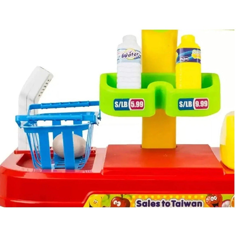 Set Supermercado Juguete Juego Didactico 40 Pcs Infantil