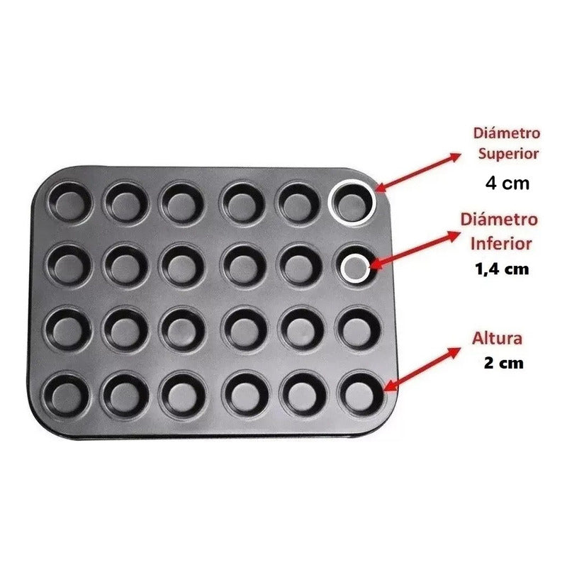 Moldes Cupcakes Moldes Cupcakes Baratos 24 Mini Cupcake