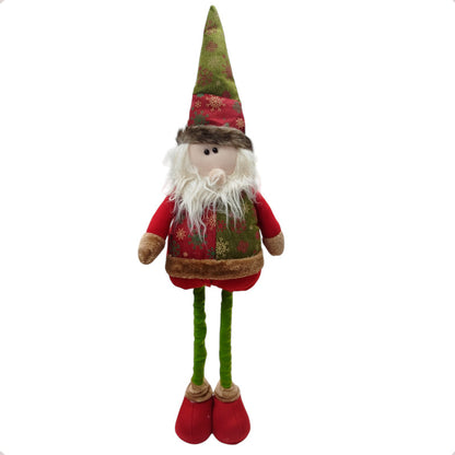 Muñecos De Navidad Viejo Pascuero Mono Patas Largas Muñeco