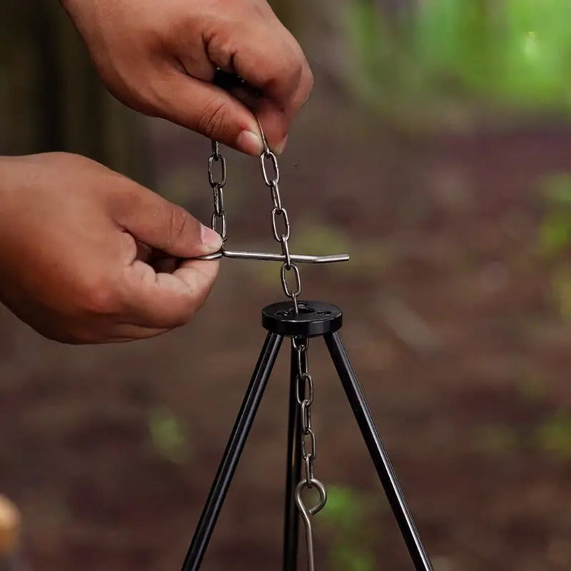 Trípode Camping Portátil Trípode Plegable Para Cocinillas