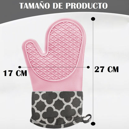 Guantes Para Horno Toma Ollas Guantes De Silicona De Cocina