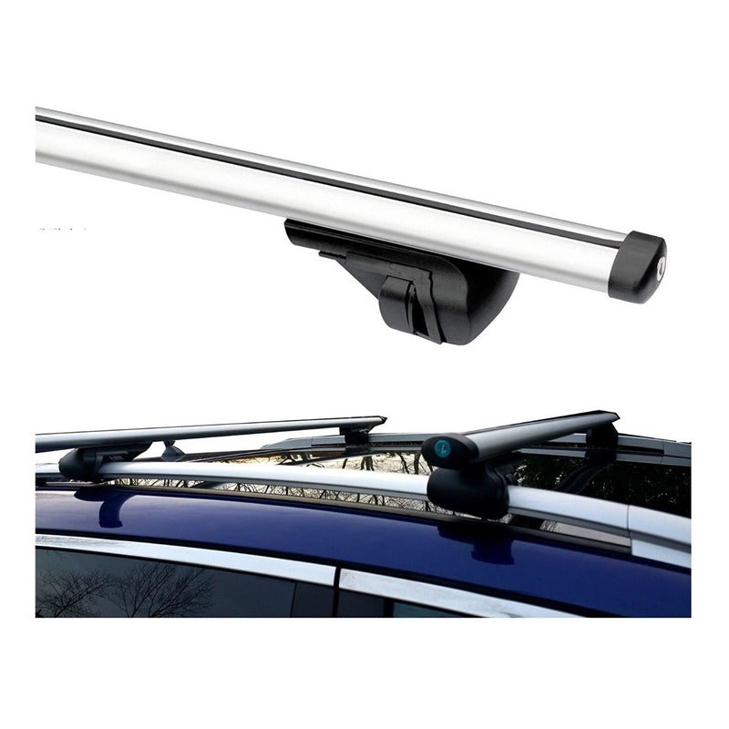 Barra Transversal Portaequipajes Auto Universal De Aluminio