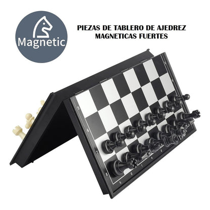 Tablero Ajedrez Plegable Ajedrez Magnético Juego De Ajedrez