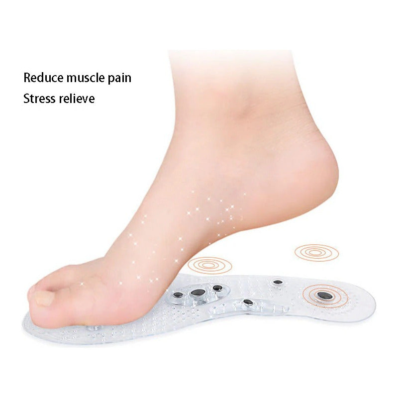 Plantillas Bio-magnética Terapia Par Gel Masajes Tamaño De La Plantilla 25cm - 27cm