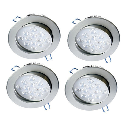 Pack X4 Focos Led Interior Embutido Foco Embutido Led 12w