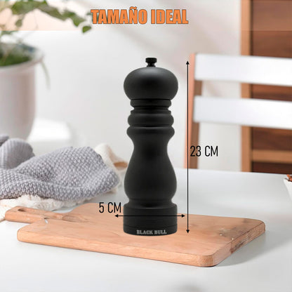 Pimentero Molinillo Madera Salpimentero De Madera Pimentero Arcashopping Salero Molinillo Salpimentero Black Bull Molinillo De Pimienta Manual Salpimentero De Madera
