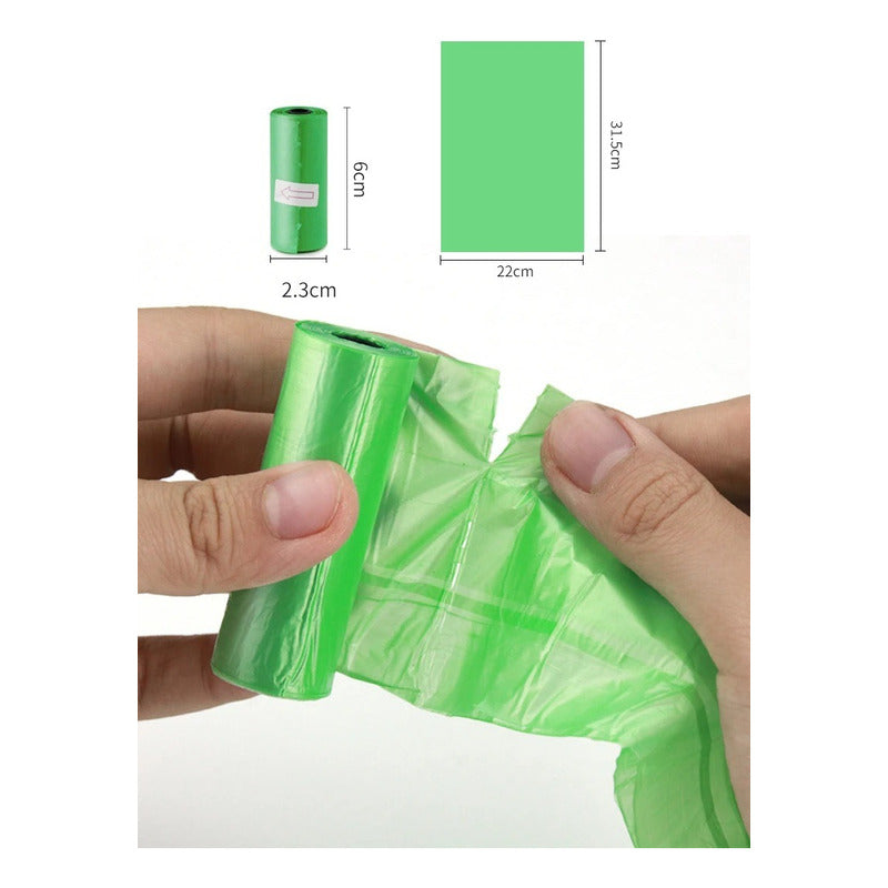X6 Paquete Bolsas Para Desechos Perros Bolsa Caca Mascotas