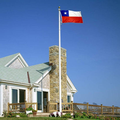 Bandera Chilena De Estrella Bordada 90x135cm Banderas Chile