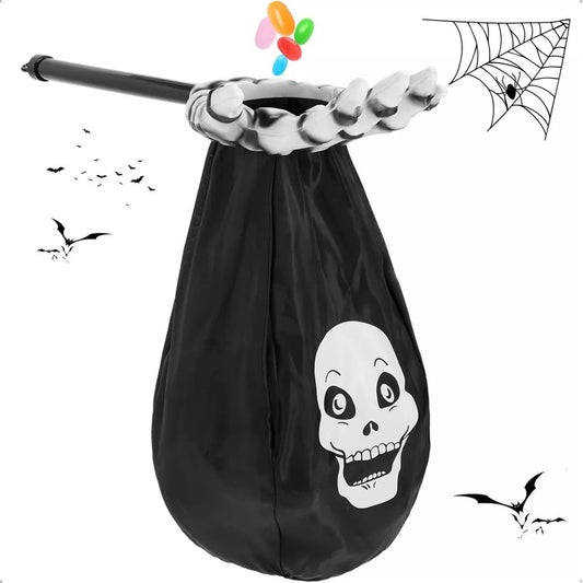 Bolsa Para Dulces Halloween Bolsa Dulces Fiestas Esqueleto