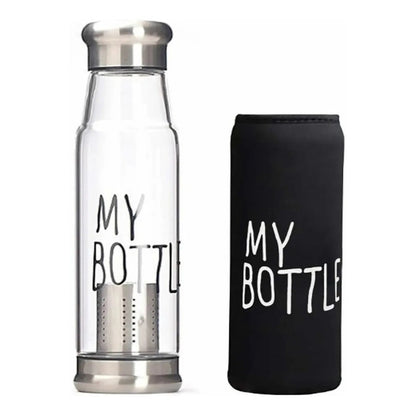 Botella Infusor De Vidrio Infusor De Te Con Funda 550ml