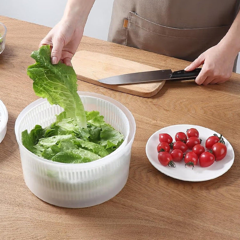 Escurridor Vegetales Centrifugador Verduras Secador Verduras