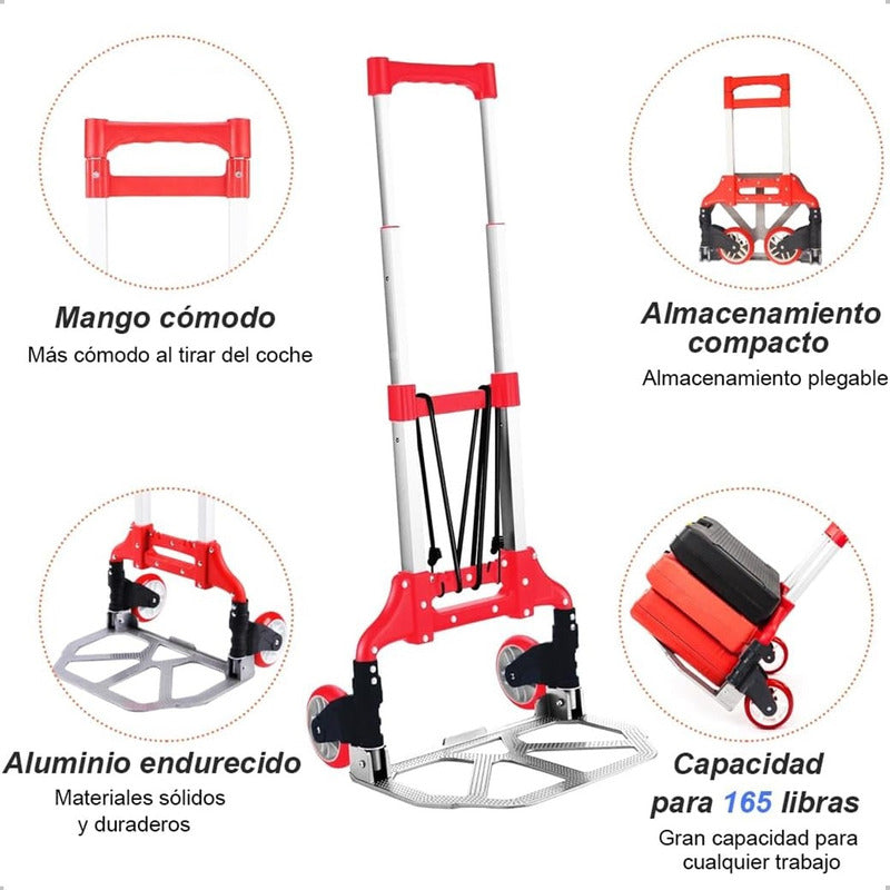 Carro De Carga Yegua Carro De Compras Yegua Plegable 80 Kg