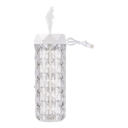 Lampara Humidificador 900ml Lampara Led Cristal Lampara Mesa Color Transparente