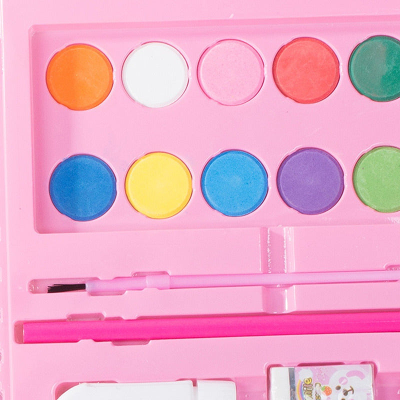 Set Arte Maleta De Lapices 68 Pcs Set De Dibujo Portátil