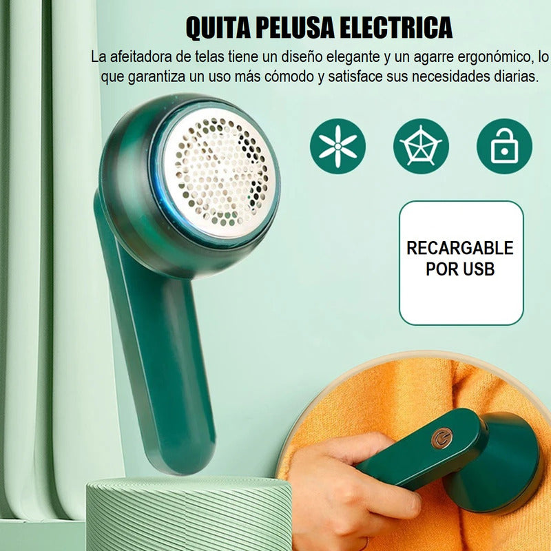 Maquina Saca Pelusas Recargable Quita Pelusa Ropa Electrico