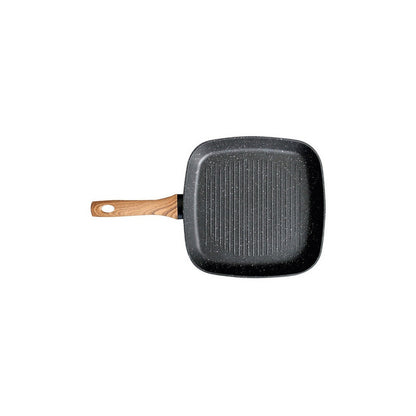 Sarten Grill Antiadherente Granite 28cm Keep Color Negro