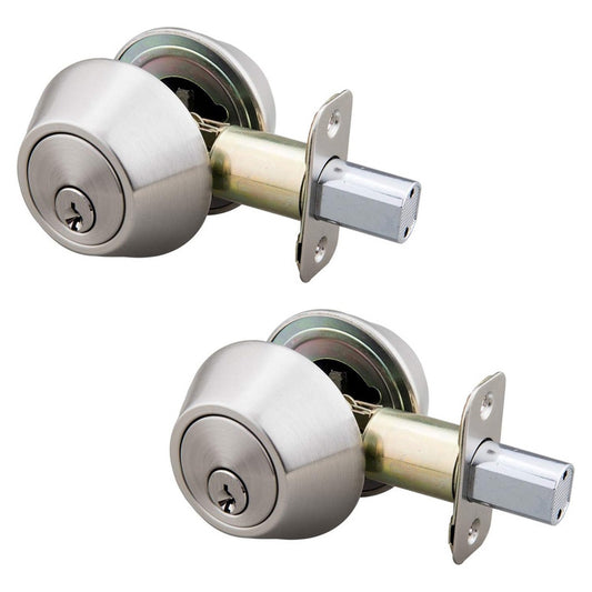 Pack X2 Cerradura Chapa Para Puertas Cerrojo De Seguridad