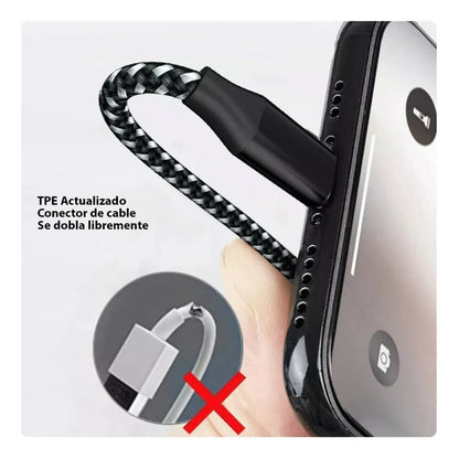 Cable Cargador Tipo C Cable Usb A Usbc Cable Cable Tipoc 3 M