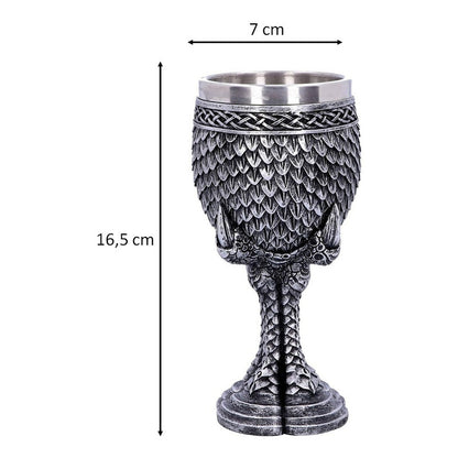 Copa Caliz Medieval Copa Vikingo Copa Gotica Resina Y Acero