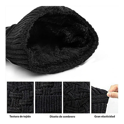 Gorro De Lana Gorro Con Interior Chiporro Gorro Invierno