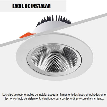 Pack X3 Focos Led Interior Embutido Foco Embutido Led 12w