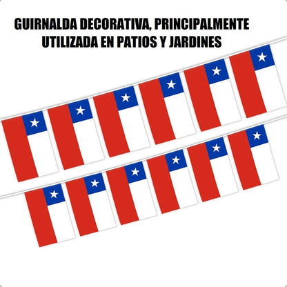 Guirnaldas Fiestas Patrias Banderines Decorativo Fechas 3mts
