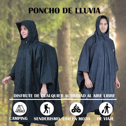 Poncho Lluvia Impermeable Chaqueta Impermeable Lluvia Traje
