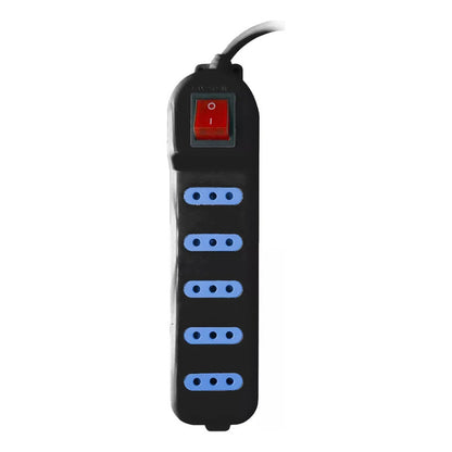 Alargador Electrico 1.5 Metros Negro Alargador Electrico 5 Tomas Extension Electrica 20 Amperios Negro Arcashopping Alargadores Electricos Zapatilla Eléctrica 5 Posiciones Zapa