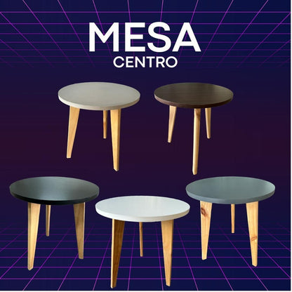 Mesa Centro Blanca Mesa Centro Madera Mesa De Living