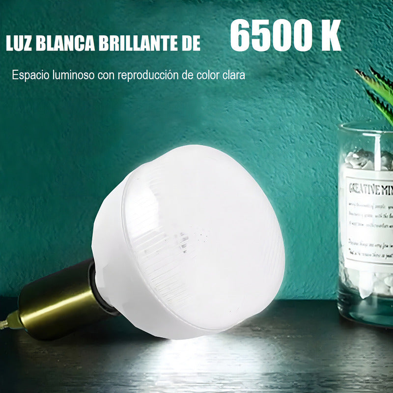 Ampolleta Led T140 50w E27 Empavonada Grande Luz Blanco Frío