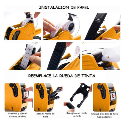 Maquina Etiquetadora De Precio Pistola Etiquetas 8 Dígitos