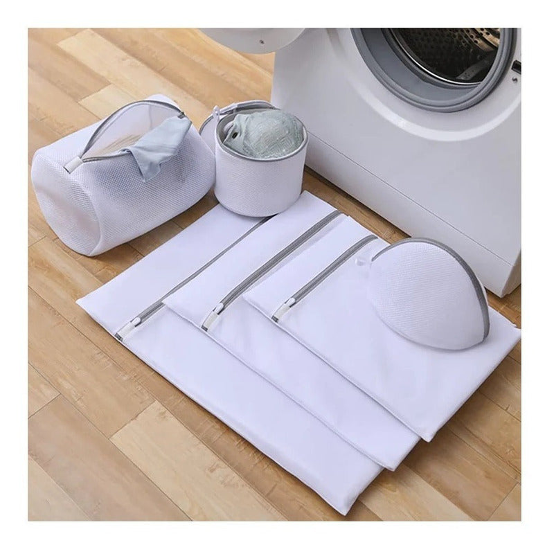 Set 7 Bolsa Para Lavar Ropa De Malla Para Lavandería Delicad