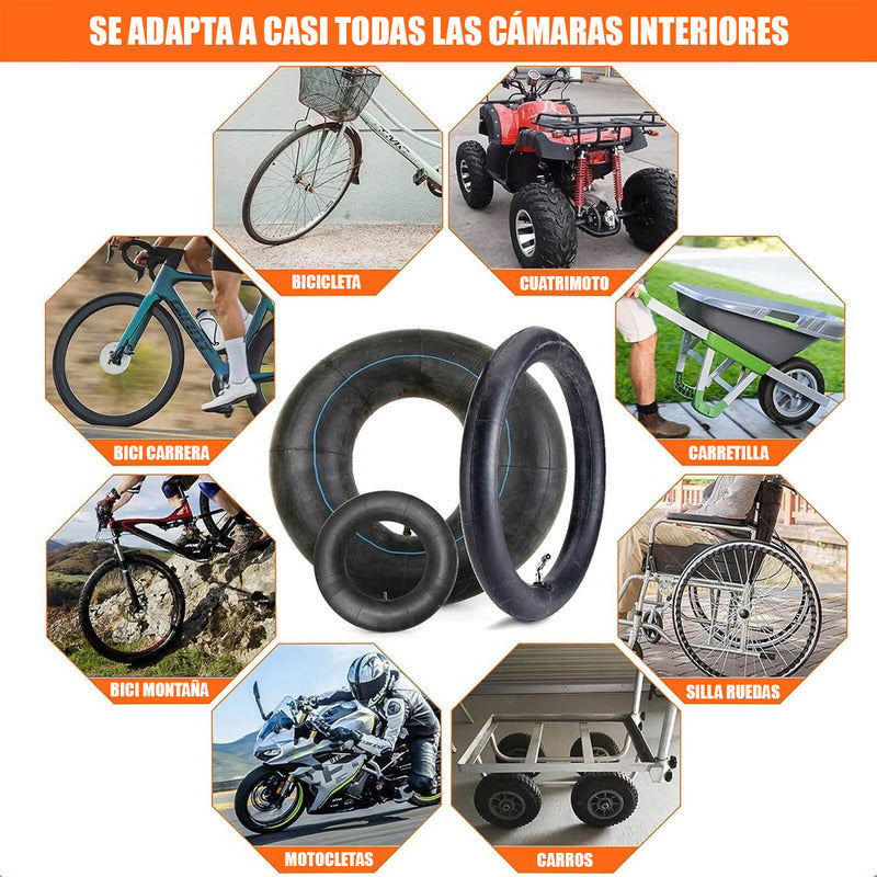 Kit Reparacion Pinchazo Llanta Bicicletas Parches Bicicletas
