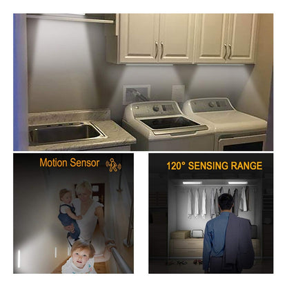 Pack X2 Luz Led Con Sensor Movimiento Barra Closet Baño Coci