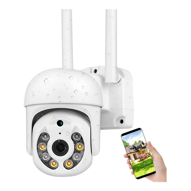 Cámara Seguridad Wifi Cámara Ip Infrarrojo 1080p Impermeable