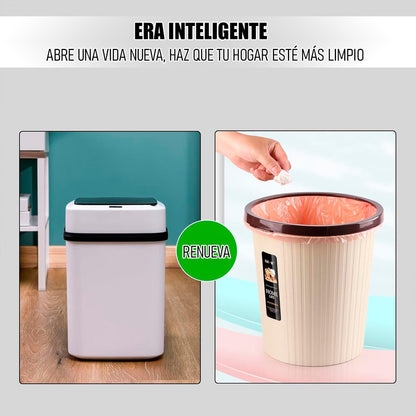 Basurero Con Sensor Basurero Automatico Papelera Inteligente