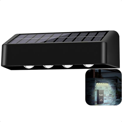 Aplique Exterior Solar Foco Pared Aplique De Pared Exterior