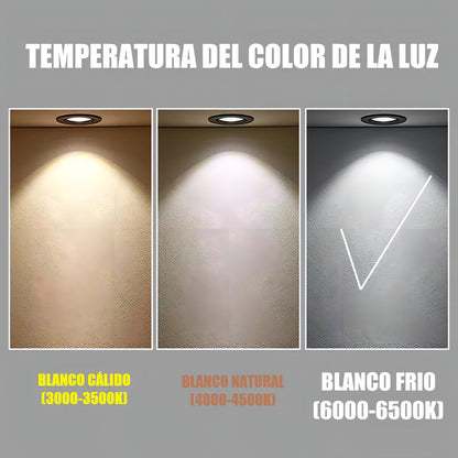 Pack X3 Lamparas Led Techo Foco 16w Lampara Dormitorio Blanco Frio Lampara De Techo Redonda Led Embutida Luz Fria Arcashopping Focos Led Embutidos Luz Fria Luces Led Foco Led 16w
